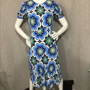 Donna Morgan Jewel neck floral  dress size 2 #0531